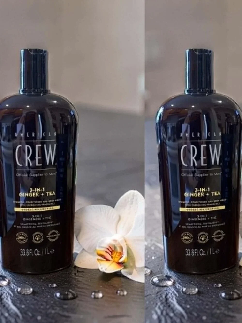 American Crew 3‑in‑1 Ginger Tea Shampoo, Conditioner & Body Wash 33.8 oz